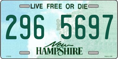 NH license plate 2965697