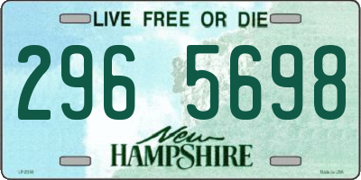 NH license plate 2965698