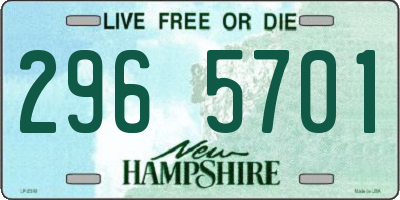 NH license plate 2965701