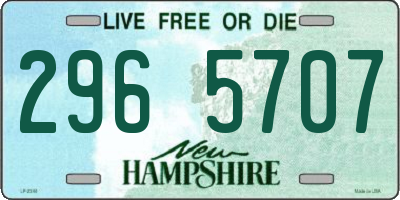 NH license plate 2965707
