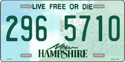 NH license plate 2965710