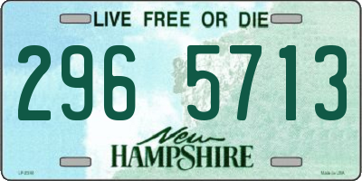 NH license plate 2965713