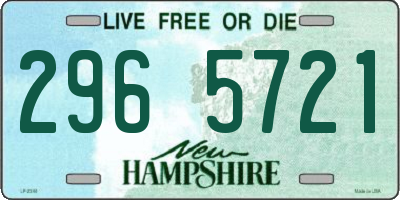 NH license plate 2965721
