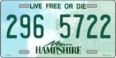 NH license plate 2965722