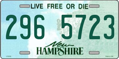 NH license plate 2965723