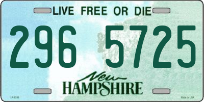 NH license plate 2965725
