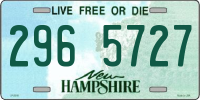 NH license plate 2965727
