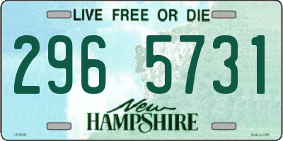 NH license plate 2965731