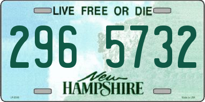 NH license plate 2965732