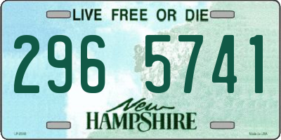 NH license plate 2965741