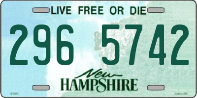 NH license plate 2965742