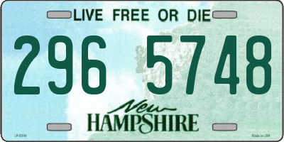 NH license plate 2965748