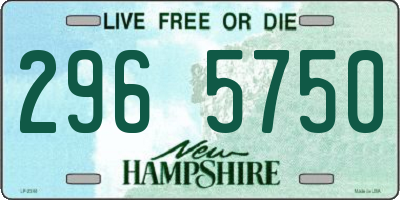 NH license plate 2965750