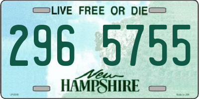 NH license plate 2965755