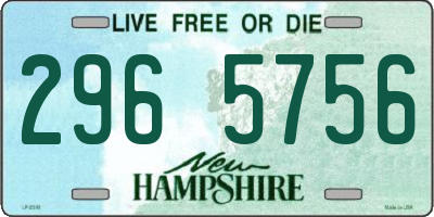 NH license plate 2965756