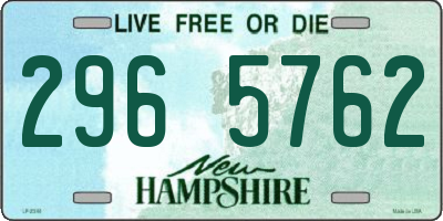 NH license plate 2965762
