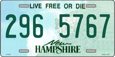 NH license plate 2965767