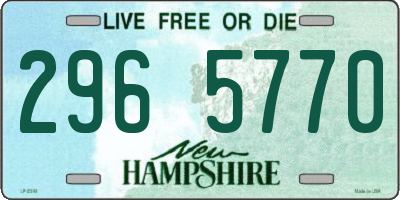 NH license plate 2965770