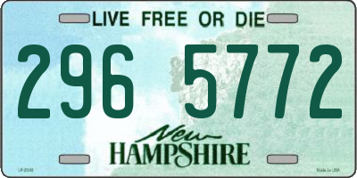 NH license plate 2965772