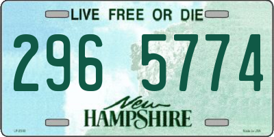 NH license plate 2965774