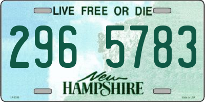 NH license plate 2965783