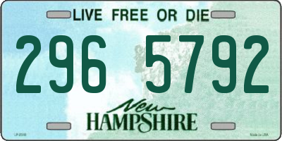 NH license plate 2965792