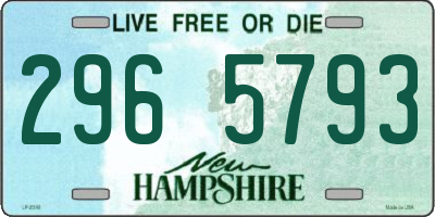 NH license plate 2965793