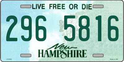 NH license plate 2965816