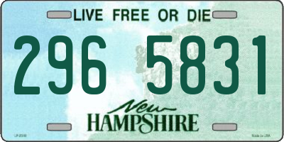 NH license plate 2965831