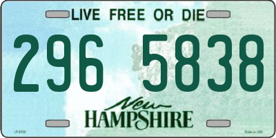 NH license plate 2965838