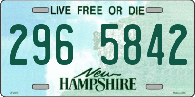 NH license plate 2965842