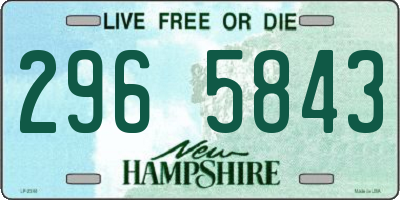 NH license plate 2965843