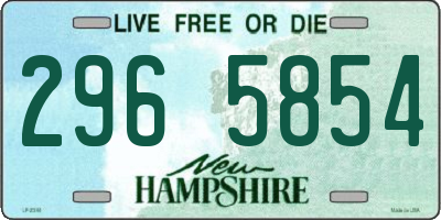 NH license plate 2965854