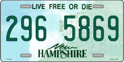 NH license plate 2965869