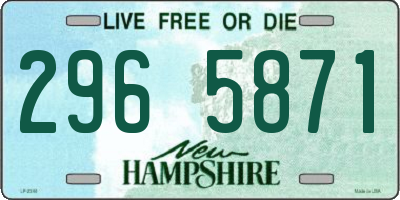 NH license plate 2965871