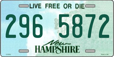NH license plate 2965872