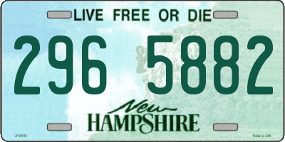 NH license plate 2965882