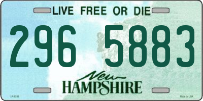 NH license plate 2965883