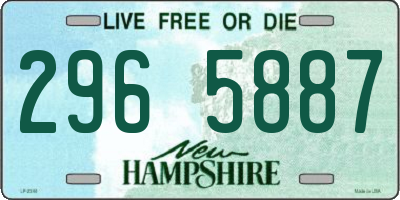 NH license plate 2965887