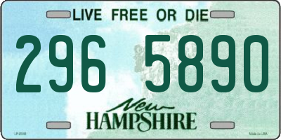 NH license plate 2965890