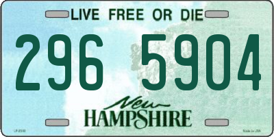 NH license plate 2965904