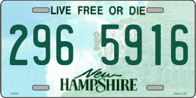 NH license plate 2965916