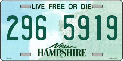 NH license plate 2965919