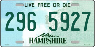 NH license plate 2965927