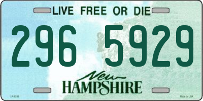 NH license plate 2965929