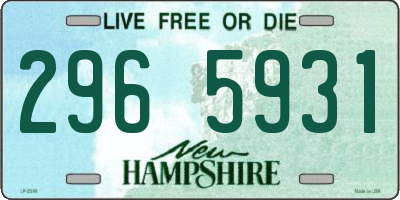 NH license plate 2965931