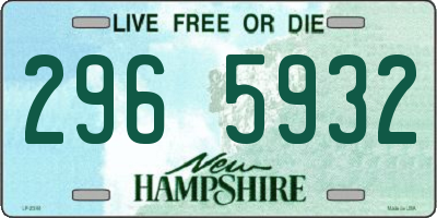 NH license plate 2965932