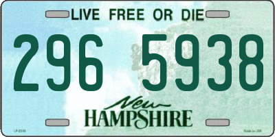 NH license plate 2965938