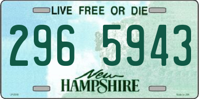 NH license plate 2965943