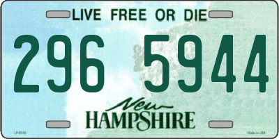NH license plate 2965944
